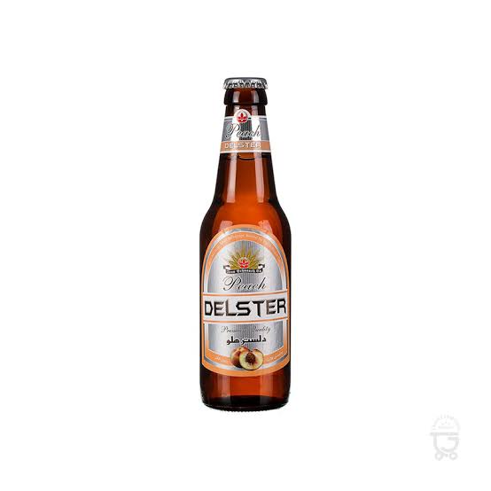 Peach Delster Non-Alcoholic Malt – 12 Pack