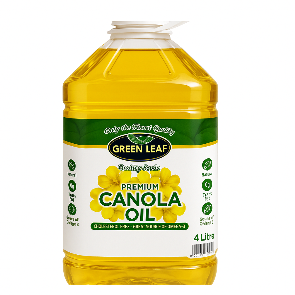 Green Leaf Premium Canola Oil – 4 Litre