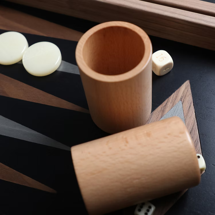 Manopoulos American Walnut Backgammon Board