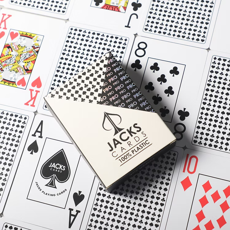 Jacks Pro Playing Cards - Black / Gold (2 Decks)