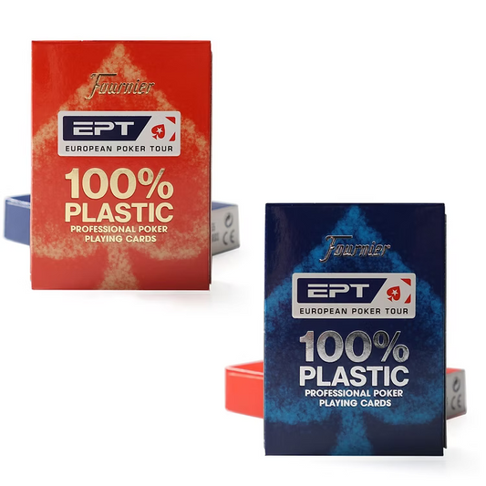 Fournier EPT Playing Cards - Blue / Red Combo Deck