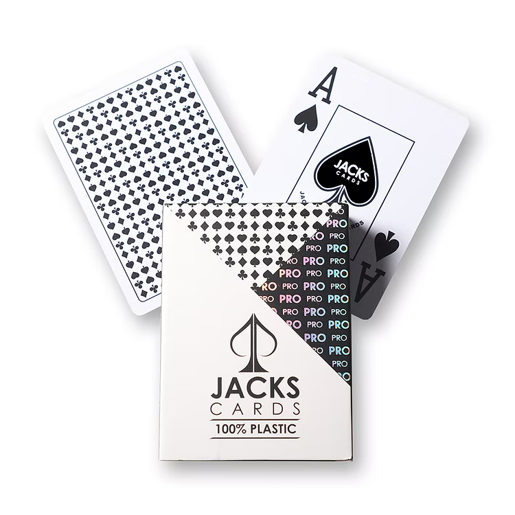 Jacks Pro Playing Cards - Black / Gold (2 Decks)