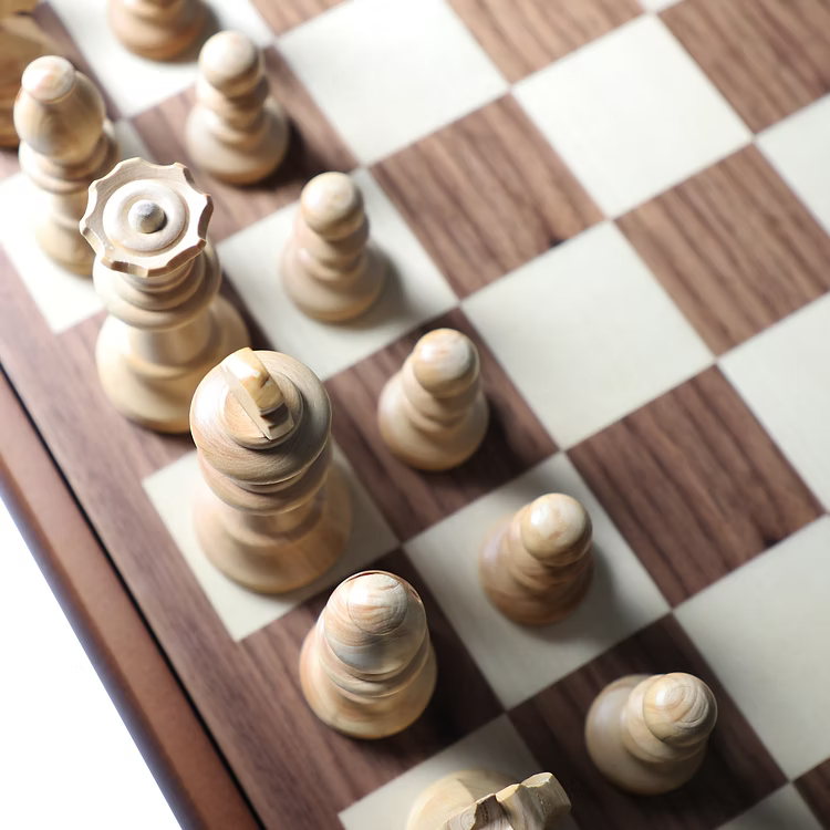 Dal Negro Chess & Draughts Set 36CM X 36CM