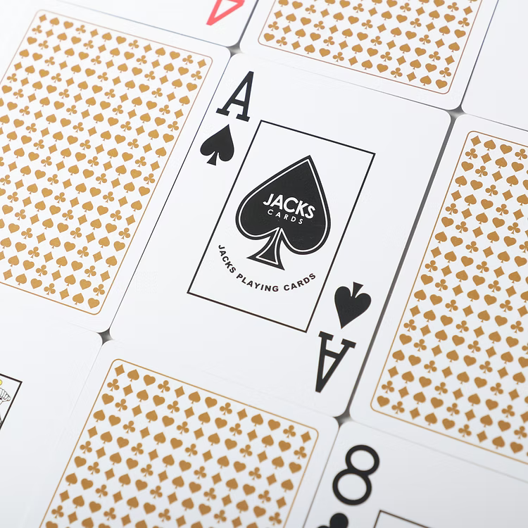 Jacks Pro Playing Cards - Black / Gold (2 Decks)
