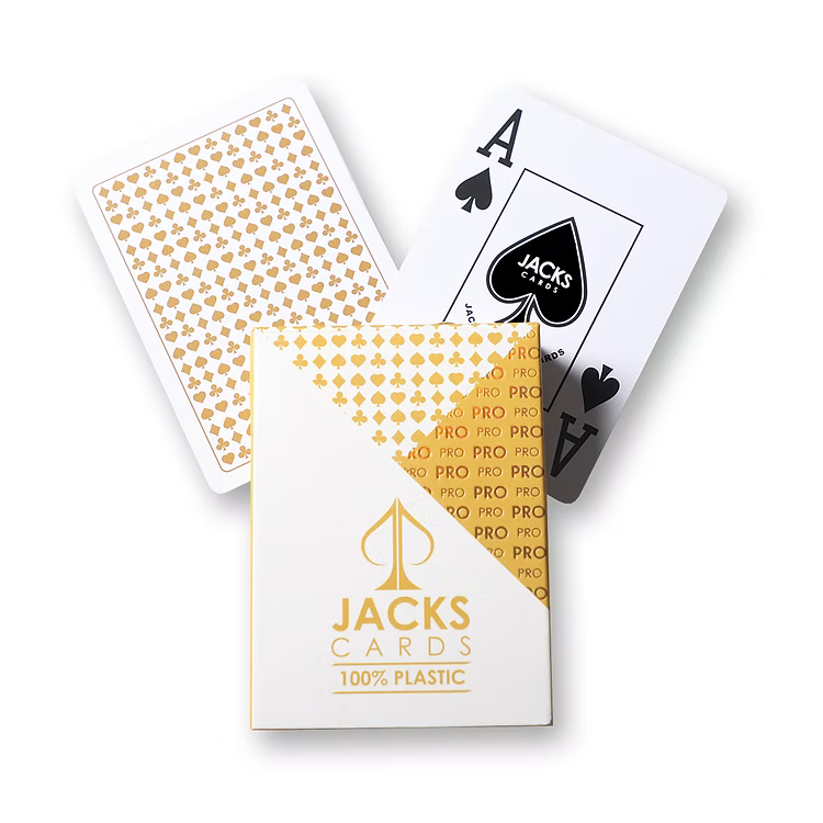 Jacks Pro Playing Cards - Black / Gold (2 Decks)
