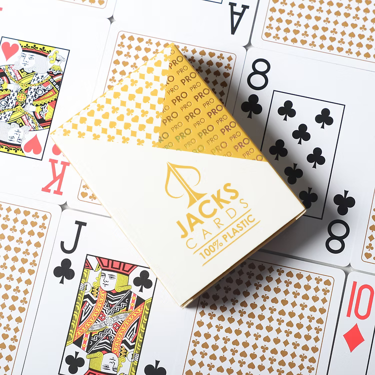 Jacks Pro Playing Cards - Black / Gold (2 Decks)