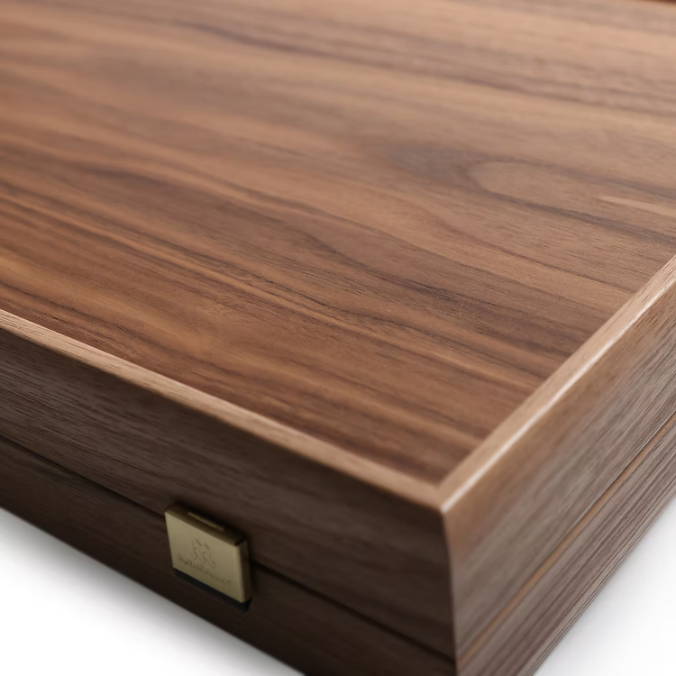 Manopoulos American Walnut Backgammon Board