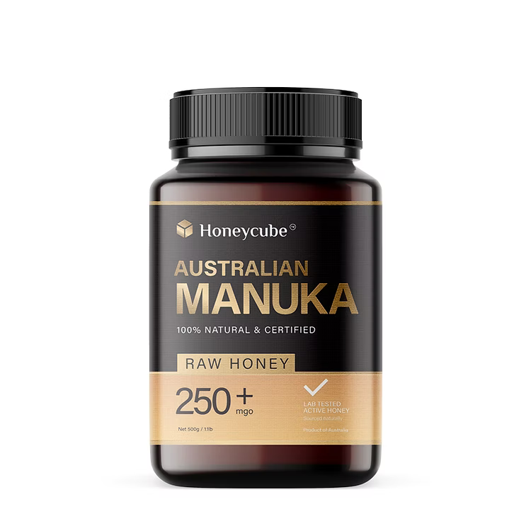 Honeycube Australian Manuka Honey MGO 250+ Raw 250g