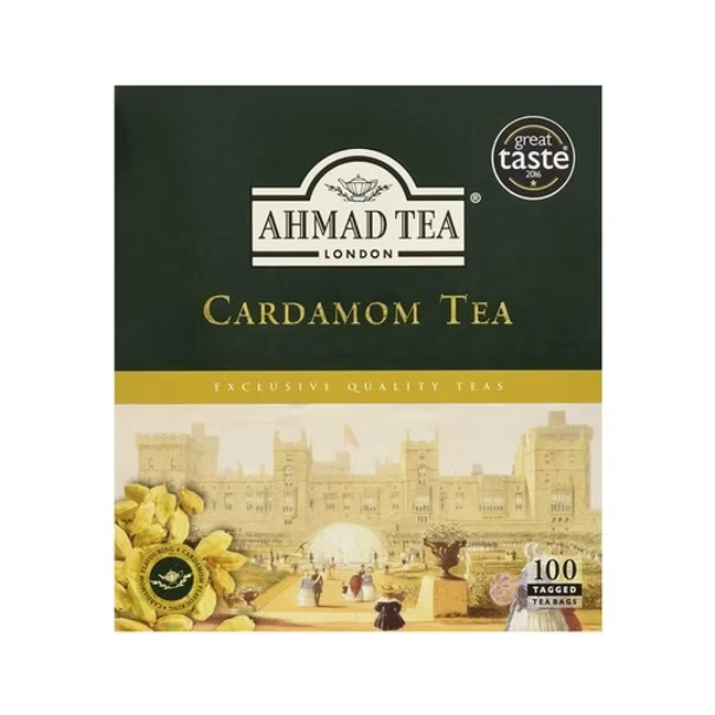 Ahmad Tea Cardamom Tea Bags 100 Pack