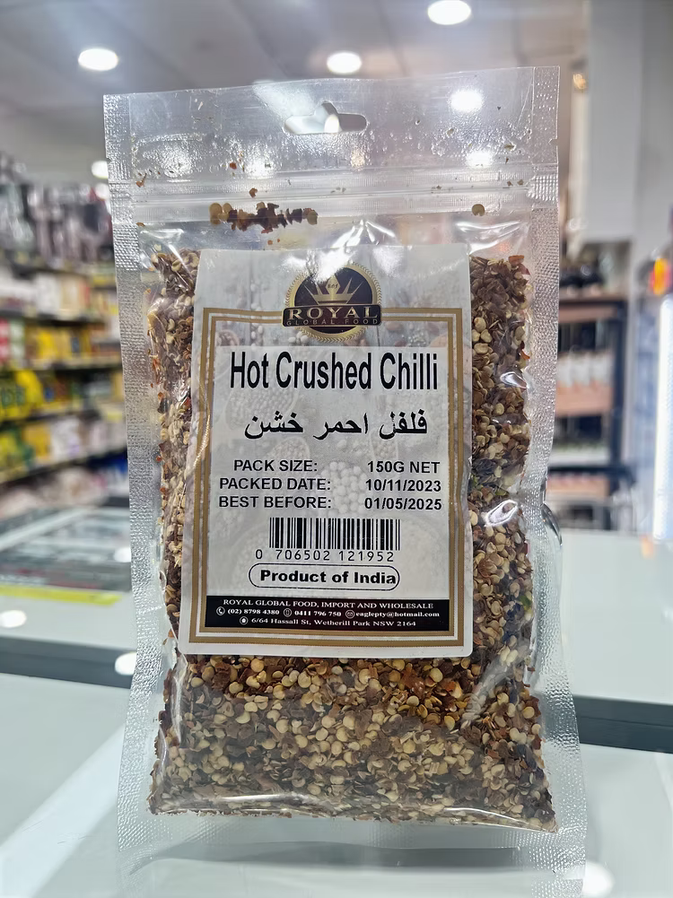 Royal Hot Crushed Chilli 150g