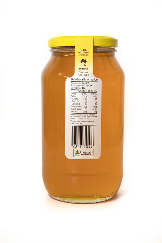 R. Stephens Golden Nectar Leatherwood Honey 1Kg