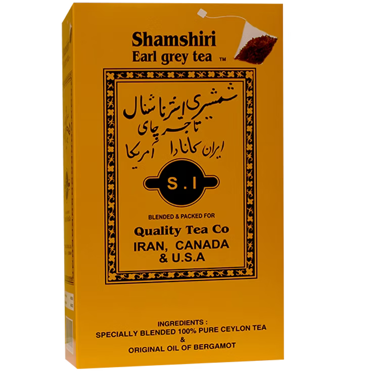 Shamshiri Earl Grey Tea Bags 50 Pack