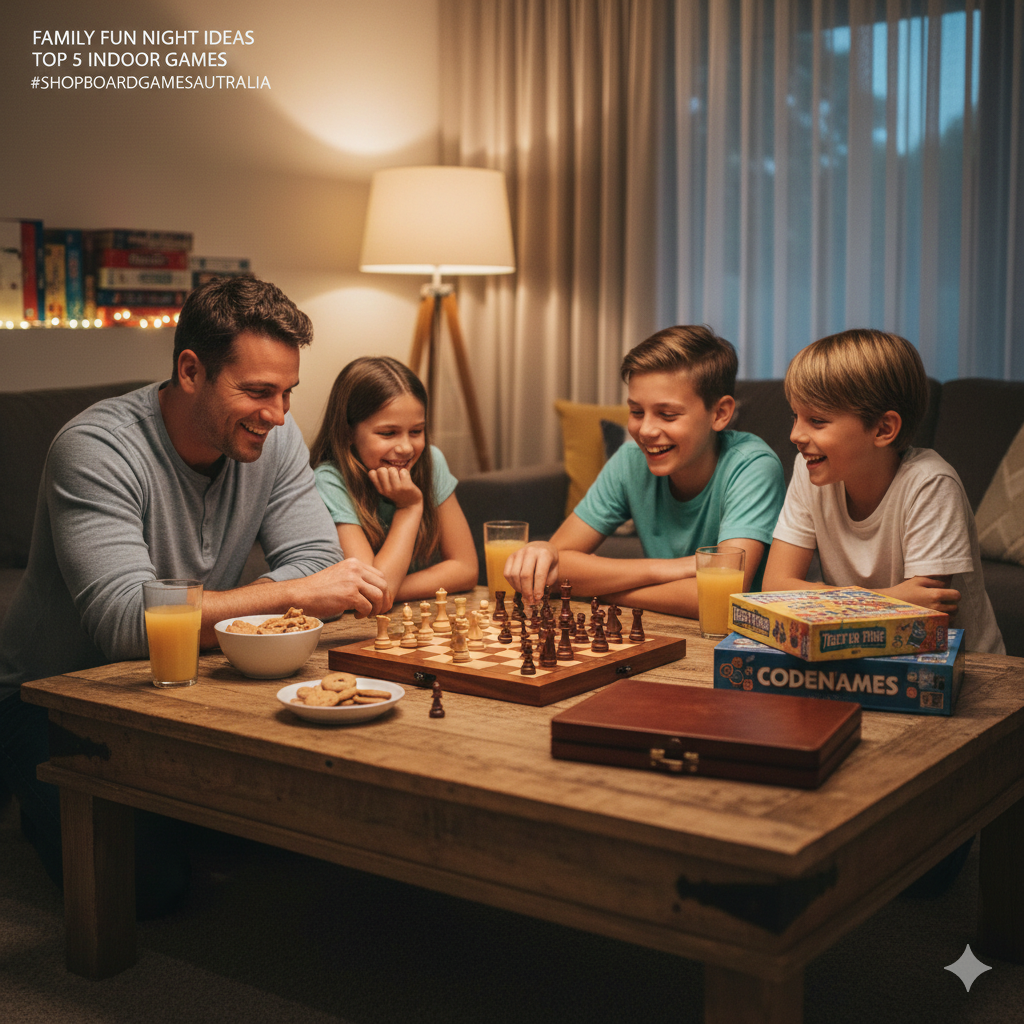 Top 5 Indoor Games for Family Fun Nights