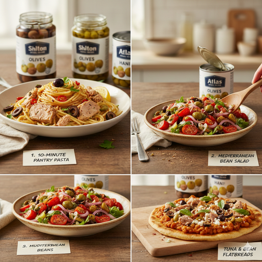 How Is Food Prepared? Easy Recipes with Canned Tuna, Olives & Beans