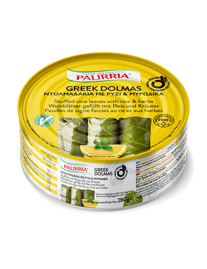 Palirria Greek Dolmas Stuffed Vine Leaves 280g