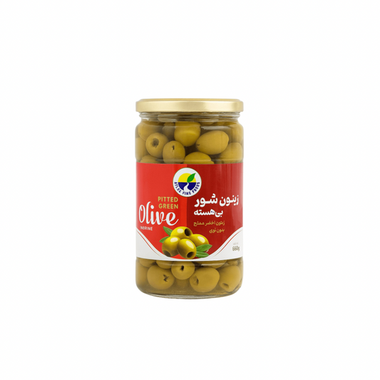 Atlas Pitted Green Olives in Brine – 660g