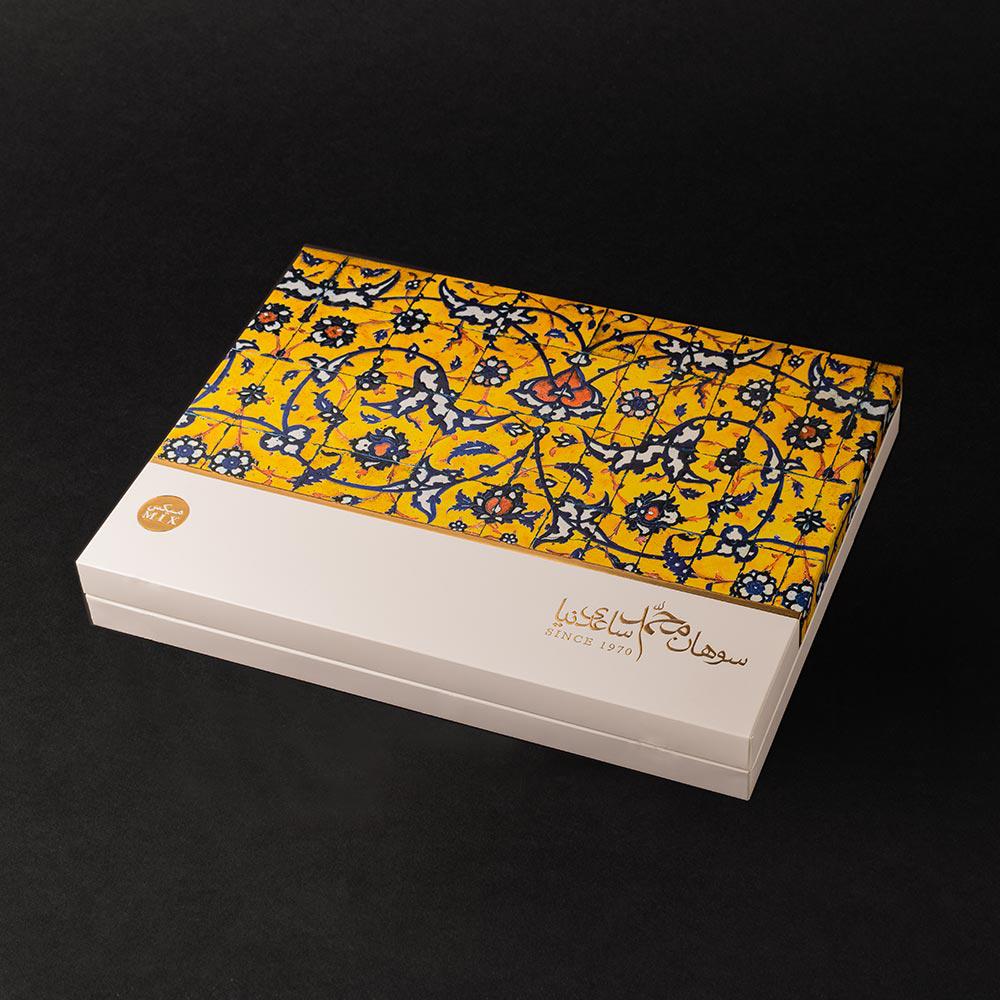 Mohammad Saedinia – Premium Persian Sohan Mix (Zarrin Edition) | Assorted Pistachio, Honey, Sesame & Chocolate Flavours