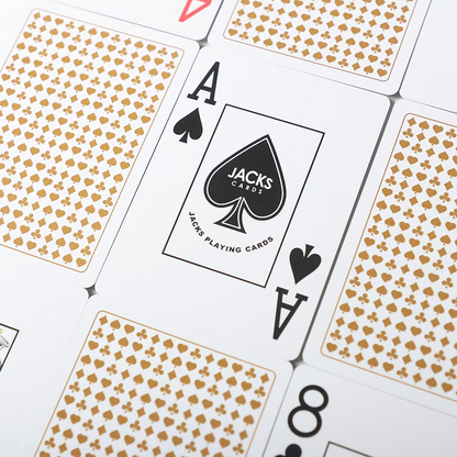 Jacks Pro Playing Cards - Black / Gold (2 Decks)