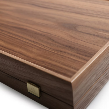 Manopoulos American Walnut Backgammon Board