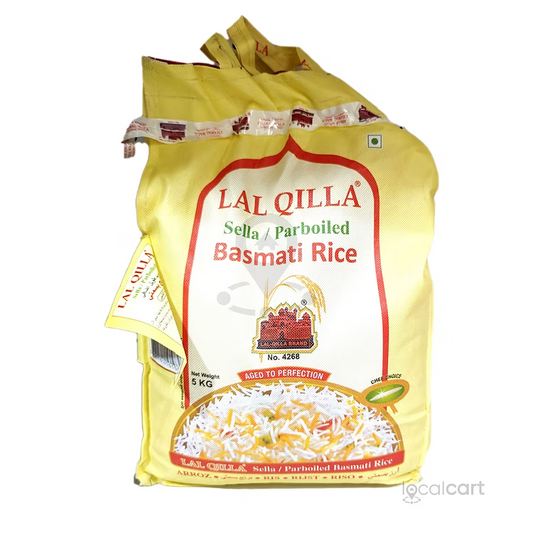 Lal Qilla Sella Parboiled Basmati Rice 5Kg