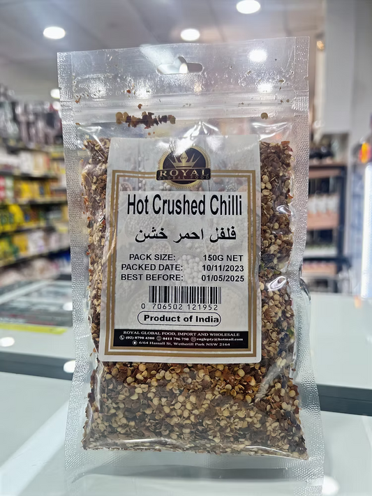 Royal Hot Crushed Chilli 150g