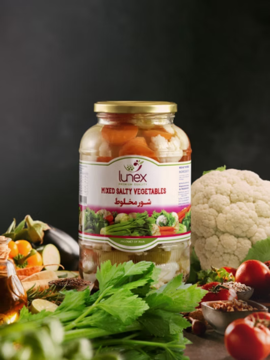 Lunex Mixed Salty Vegetables 1500g