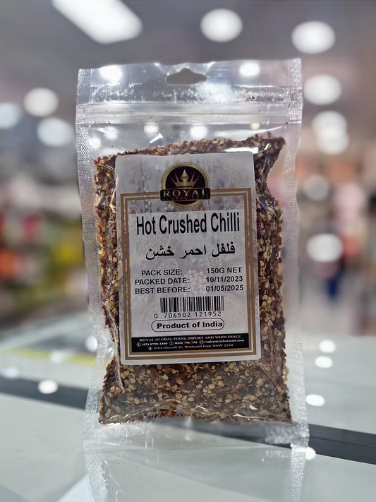 Royal Hot Crushed Chilli 150g