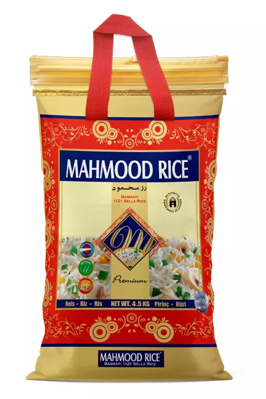 Mahmood Rice Rose Basmati 1121 Sella Rice 4.5Kg