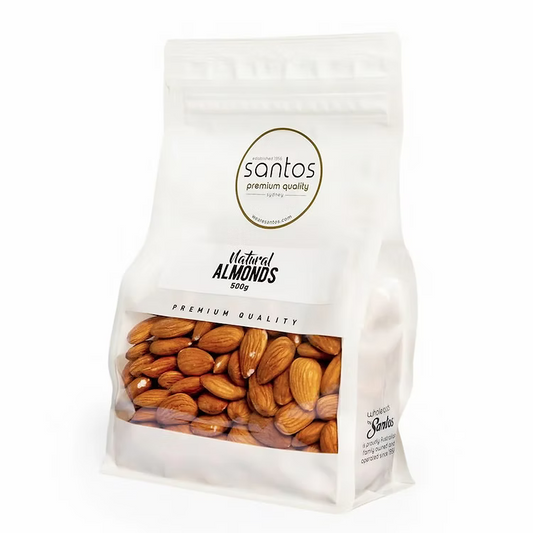 Santos Natural Almonds Extra Large 400g