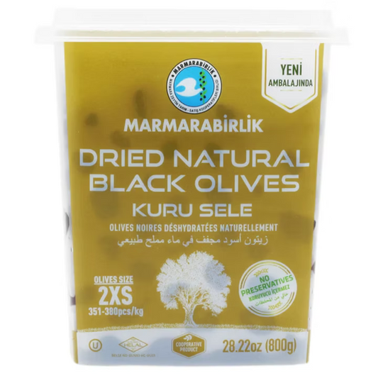 Marmarabirlik Black Olives Kuru Sele 2XS 800 g