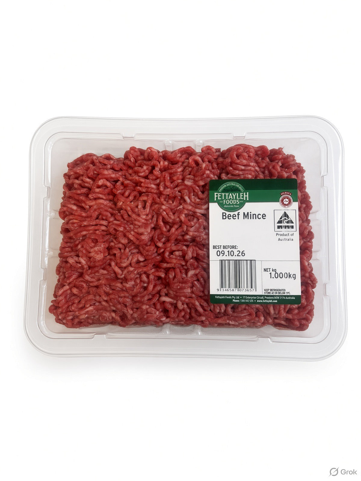 Fettayleh Fresh Beef Mince 1kg